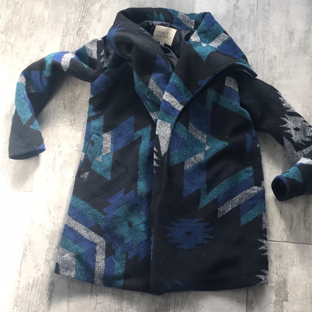 Aztec style coat